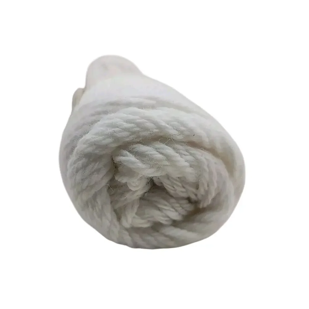 Discontinued Pamida Creslan 100% Acrylic 4 Ply Worsted Vtg Yarn White Lot 7642